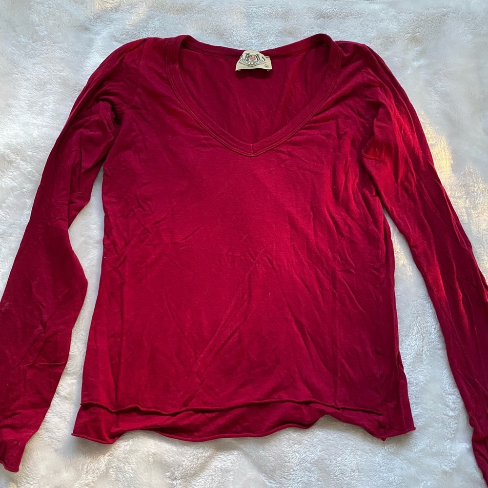 Juicy Couture red long sleeve size M